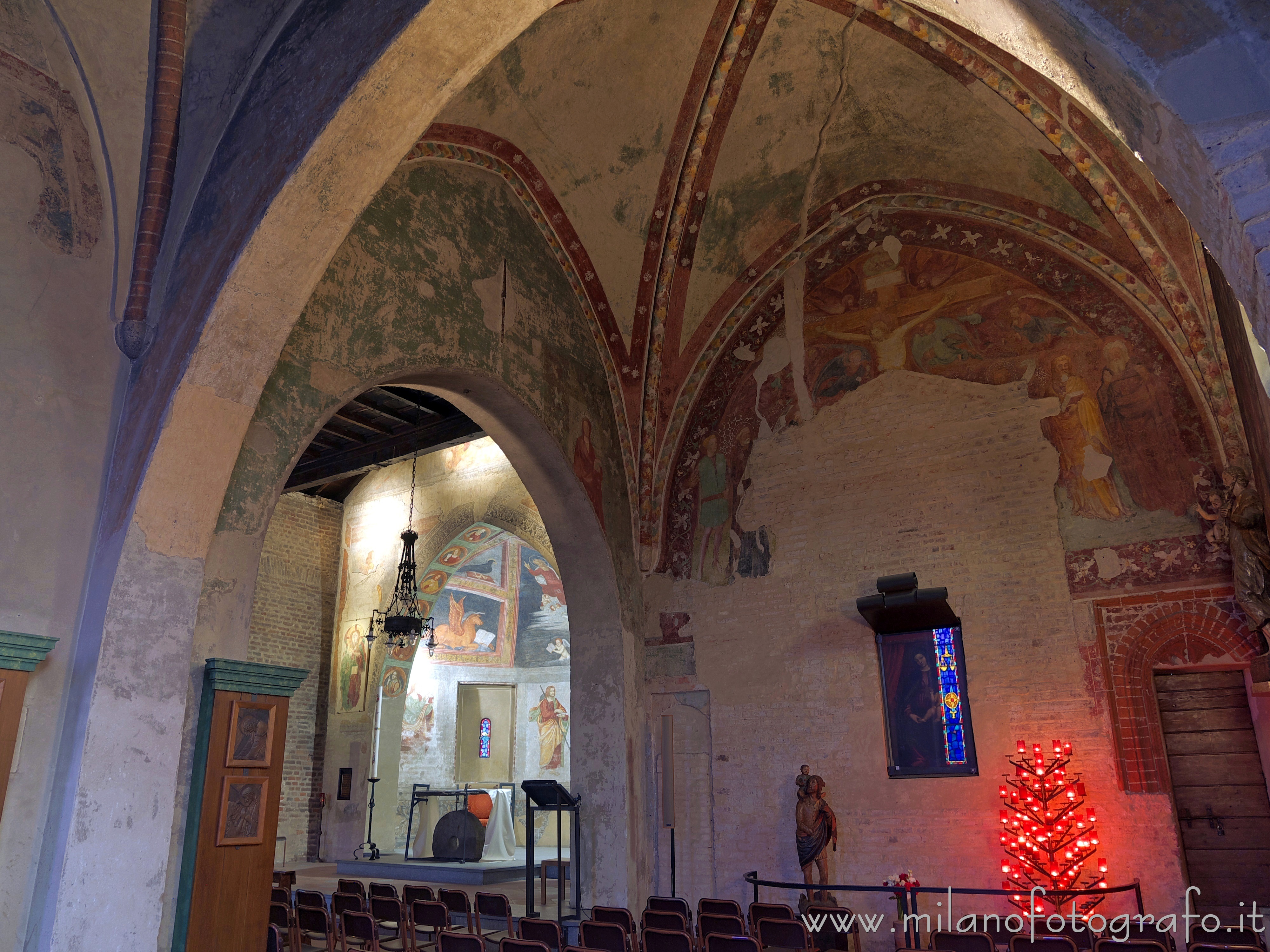 Milan (Italy) - Interiors of the Church of San Cristoforo at the Naviglio